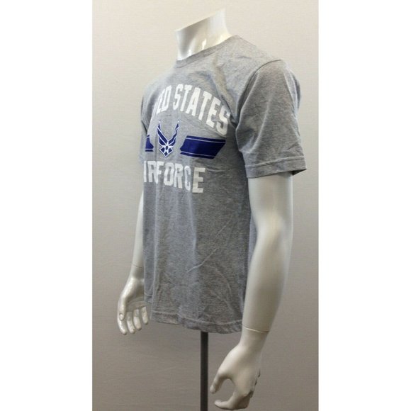 United States Air Force Men's  Gray Short Sleeve Medium T Shirt By Bayside Tee - Picture 5 of 6